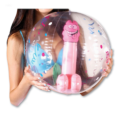 Novelty Dolls And Inflatables: 7B - PECKER BEACH BALL- BALL-02**