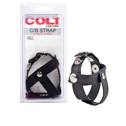 💍 RINGS & THINGS — Keep It Up, Turn It On: 2D - COLT LEATHER C/B STRAP HARNESS DIVIDER - SE-6843-50