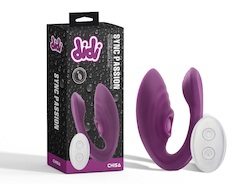 💥 VIBRATORS — Feel the Buzz, Find Your Bliss: 1C - DIDI - SYNC PASSION COUPLES VIBE - RECHARGEABLE**