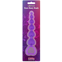 🍑 BOOTY DUTY — Gear for the Rear: 2C - HEART BOOTY BEADS - PURPLE - CN-511489572