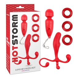 💥 VIBRATORS — Feel the Buzz, Find Your Bliss: 6B - HOT STORM - LOVE OF COUPLE KIT - CN-374768137