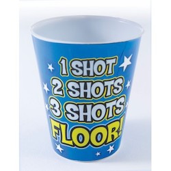 🥂 Sips & Giggles – Drinkware With Attitude: 4B - SHOT GLASS - ONE SHOT TWO SHOT........ 745**