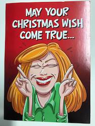 CHRISTMAS CARDS: AA - CHRISTMAS CARD - MAY YOUR CHRISTMAS WISH COME TRUE - 2558**