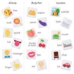 🎲 GAMES NIGHT GETS WEIRD: 8 - EMOJIGASM DICE GAME - SE-2434-05**