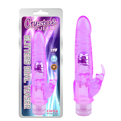 💥 VIBRATORS — Feel the Buzz, Find Your Bliss: 1B - CRYSTAL JELLY - DUAL TEASER - CN-131055539