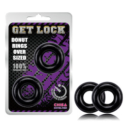 💍 RINGS & THINGS — Keep It Up, Turn It On: 2D - GET LOCK - DONUT RINGS OVER SIZED - COCK RINGS -  CN-370300989