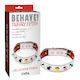 6B - BEHAVE - COLLAR WITH THORNS - WHITE**