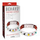 4B - BEHAVE - COLLAR WITH THORNS - WHITE**