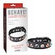 4B - BEHAVE - COLLAR WITH THORNS - BLACK - CN-632172462