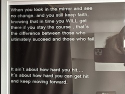 SENSUAL ART: GYM GIRL 2 -  WHEN YOU LOOK IN THE MIRROR - 10153**