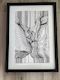 SENSUAL ART SIZE 1 - BLACK AND WHITE - KISS - SEN-01**