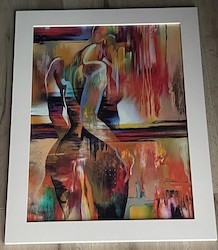 SENSUAL ART: SENSUAL ART SIZE 2 - MULTI COLOUR LADY  - SEN2-01**