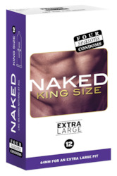 Condoms: 8A - CONDOMS FOUR SEASONS - NAKED KING SIZE EXTRA LARGE - FS-KS-12***