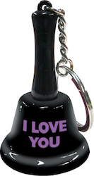 Key Chains: 5A - BELL KEY CHAIN - RING FOR BACKDOOR ROMANCE - KEY-14**