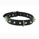 WILD - SPIKED D RING COLLAR SHORT SPIKES - SMALL - 300-6**