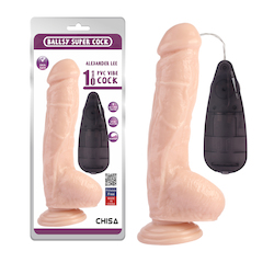 🔋 SHAKE & TAKE — Vibration Meets Realism: 1A - BALLSY - ALEXANDER LEE 10" VIBRATING DILDO - CN-111810021