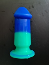 🍆 The Real Deal: 3D - SILICONE - DONGS SECONDS - 3" MINI DONG PLUG - ASSORTED COLOURS - CN-D-02**