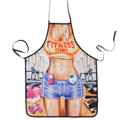 👕 WEAR IT LIKE YOU MEAN IT: 5B - BBQ APRON -  GYM GIRL  - AP71**