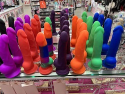 🍆 The Real Deal: 3D - SILICONE - DONGS SECONDS - 7-8" REALISTIC WITH BALLS -  ASSORTED COLOURS  - CN-D-01**