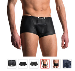 🍆 MEN’S UNDERWEAR — Bold, Bare & Definitely Not from Farmers: S - BOXERS - WET LOOK - DOMED POUCH  - XXL - SJ-M-TRUNKS-5**
