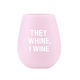 S - SILICONE WINE GLASS - WHINE - 129148**