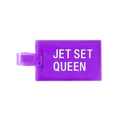 🛍️ THE GIFT FIX: S - BAG TAGS - JET SET QUEEN -126798**