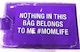 S - BAG TAGS - NOTHING IN THIS BAG BELONGW TO ME - 125140**
