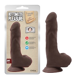 🍆 The Real Deal: 3A - T-SKIN REAL -BOTTOMLESS PLEASURE - BROWN - CN-711707874