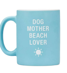 Mugs: S - MUG - DOG MOTHER, BEACH LOVER - 115565**