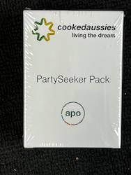 🎲 GAMES NIGHT GETS WEIRD: 6B - GAME -  COOKED AUSSIES - PARTY SEEKERS PACK - CA-PS-01**