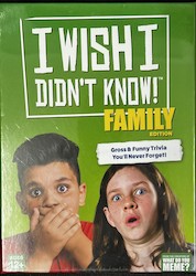 🎲 GAMES NIGHT GETS WEIRD: 6B - GAME - I WISH I DIDN'T KNOW - FAMILY EDITION  - IWID434**