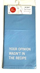 👕 WEAR IT LIKE YOU MEAN IT: 5B - SAY WHAT TEA TOWEL - YOUR OPINION... 115968**