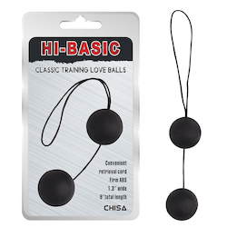 🎯 SQUEEZE PLAY — Strengthen, Tone, and Tease: 9A  - HI BASIC LOVE BALLS - BLACK -  CN-101297182**
