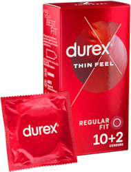 🛡 SAFE & SEXY — Condoms: 8A - DUREX - THIN FEEL REG FIT - DX-TF-10**