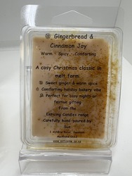 🔥ORNAMENTAL CANDLES WITH ATTITUDE 🔥: 1D - MELTS - Gingerbread and Cinnamon Joy*