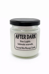 🔥 SKIN & FLAME – Coconut Wax Massage Candles: After Dark - Coconut Wax Massage Candle - 120ml **