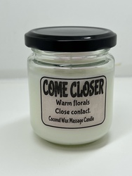 🔥 SKIN & FLAME – Coconut Wax Massage Candles: 💫 Come Closer - Coconut Wax Massage Candle - 120ml **