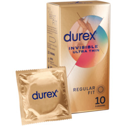 🛡 SAFE & SEXY — Condoms: 8A - DUREX - INVISABLE ULTRA THINS  - 10S - DX-IUTR-10**