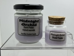 🔥 ROOM & MOOD – Soy Wax Scented Candles 🔥: Midnight Orchid – Soy Wax Candle