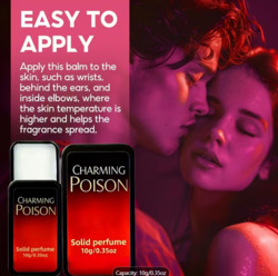 💖 FOR HER — Creams & Gels: 4A - FOR HER - CHARMING POISON SOLID PERFUME 10g  - SJ-4510**