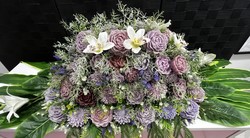 💜 Casket Displays 💜: 🕊️ Lavender Serenity Casket Display