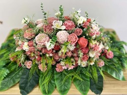💜 Casket Displays 💜: 🌸 Blush Remembrance Casket Display