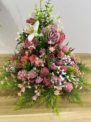 🕊️ Remembrance Displays: 🌿 DUSTY ROSE REMEMBRANCE DISPLAY