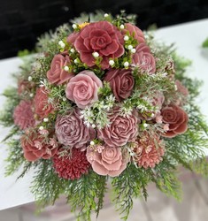 🕊️ Remembrance Displays: 🌿 DUSTY ROSE REMEMBRANCE DISPLAY