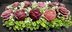 🕊️ Memorial Arrangements 🕊️: 🌸Wine and Mauve Rose Garden - SJ-MEDMD-07** 🌸