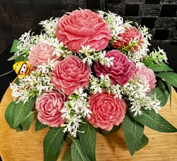 Our Hire Collection: 🌸 BLUSHING PEONIES GARDEN BOWL DISPLAY 🌸