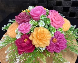 Our Hire Collection: 🌸SUNSET GARDEN FLORAL BOWL DISPLAY 🌸