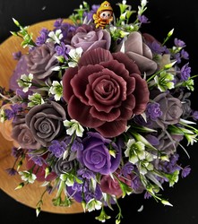 Our Hire Collection: 🌸 ENCHANTED LAVENDER ROSE GARDEN BOWL 🌸