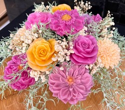 Our Hire Collection: 🌸 PINK SUNSET GARDEN FLORAL BOWL🌸