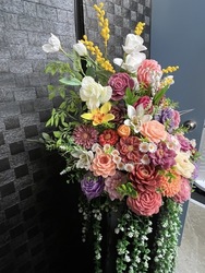 🌸 Forever Florals 🌸: 🌹COLOURBURST CASCADING FLORAL DISPLAY 🌹HIRE